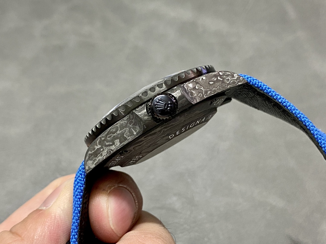 Rolex Sea Dweller Customized DiW Carbon Fiber Ocean Blue Dial