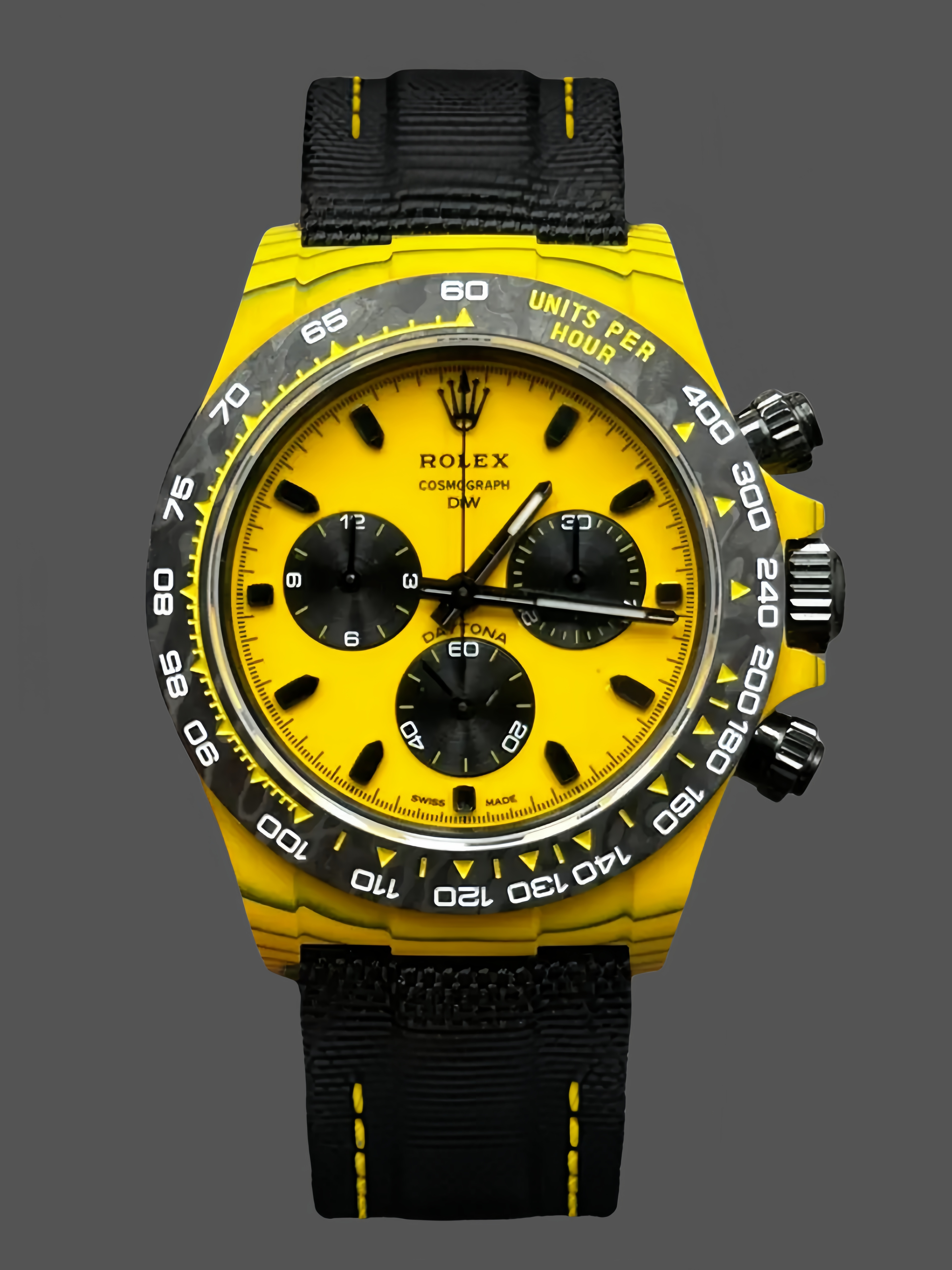 Rolex Chronograph Daytona DIW Customized Carbon Fiber Luminous Limited Edition