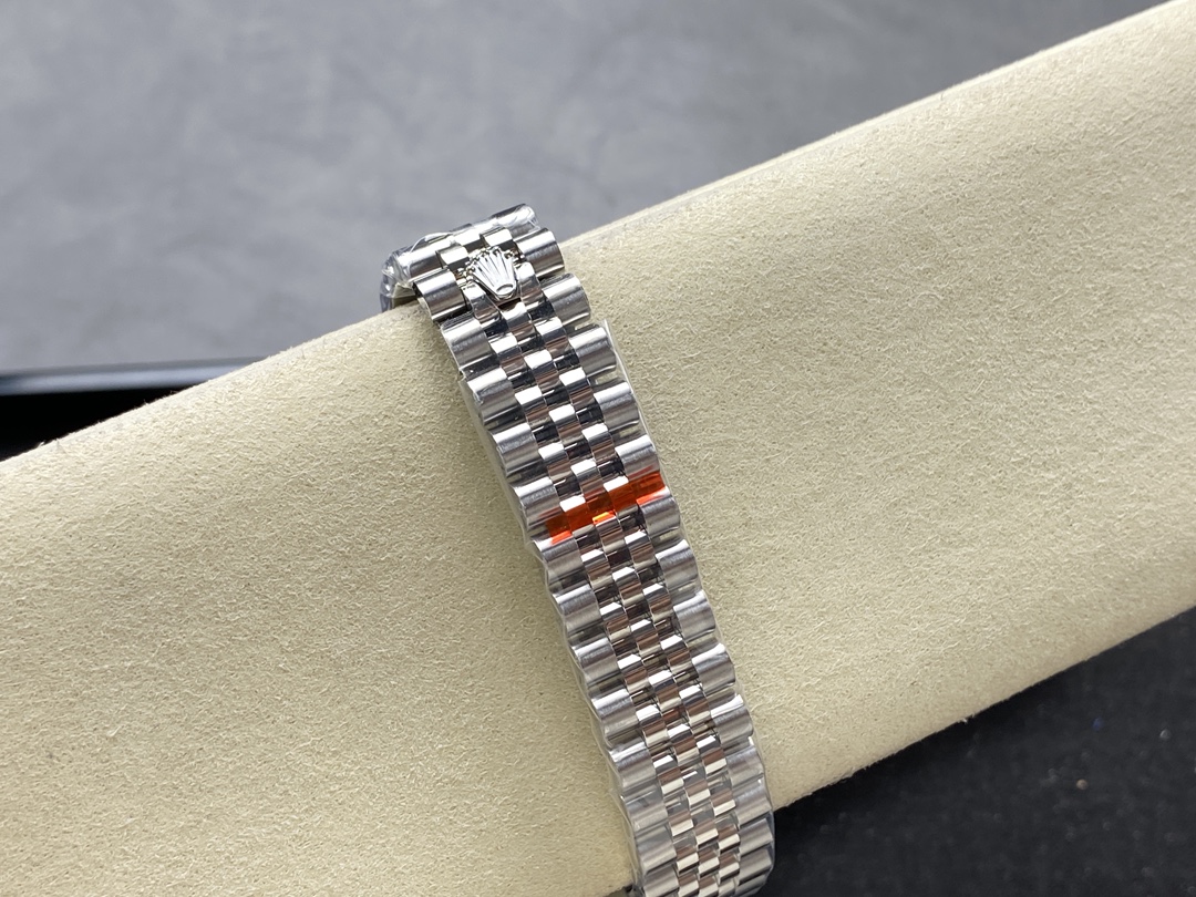 Rolex Datejust 31 White Gold Bezel Diamonds 278384RBR 0018 Women's Watch