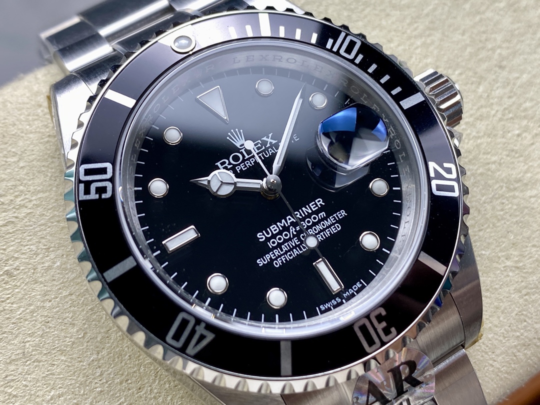 Rolex Submariner 16610 Stainless Steel 40MM Black Dial Mens Replica Watch