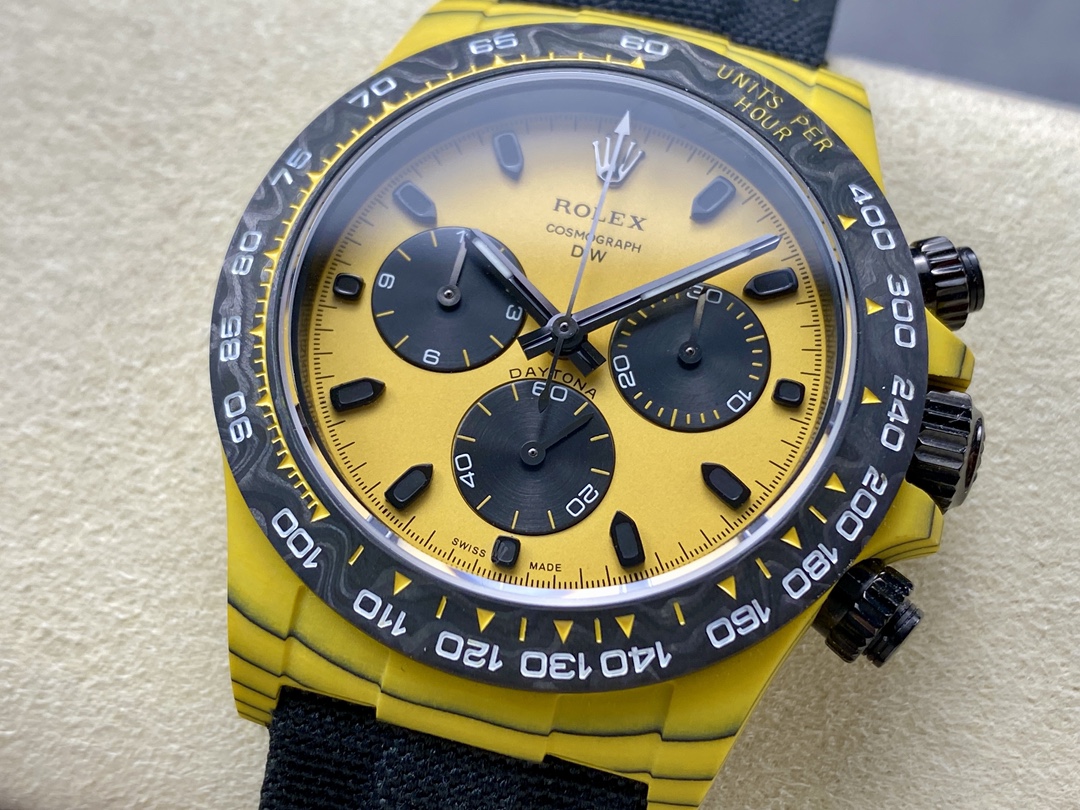 Rolex Chronograph Daytona DIW Customized Carbon Fiber Luminous Limited Edition