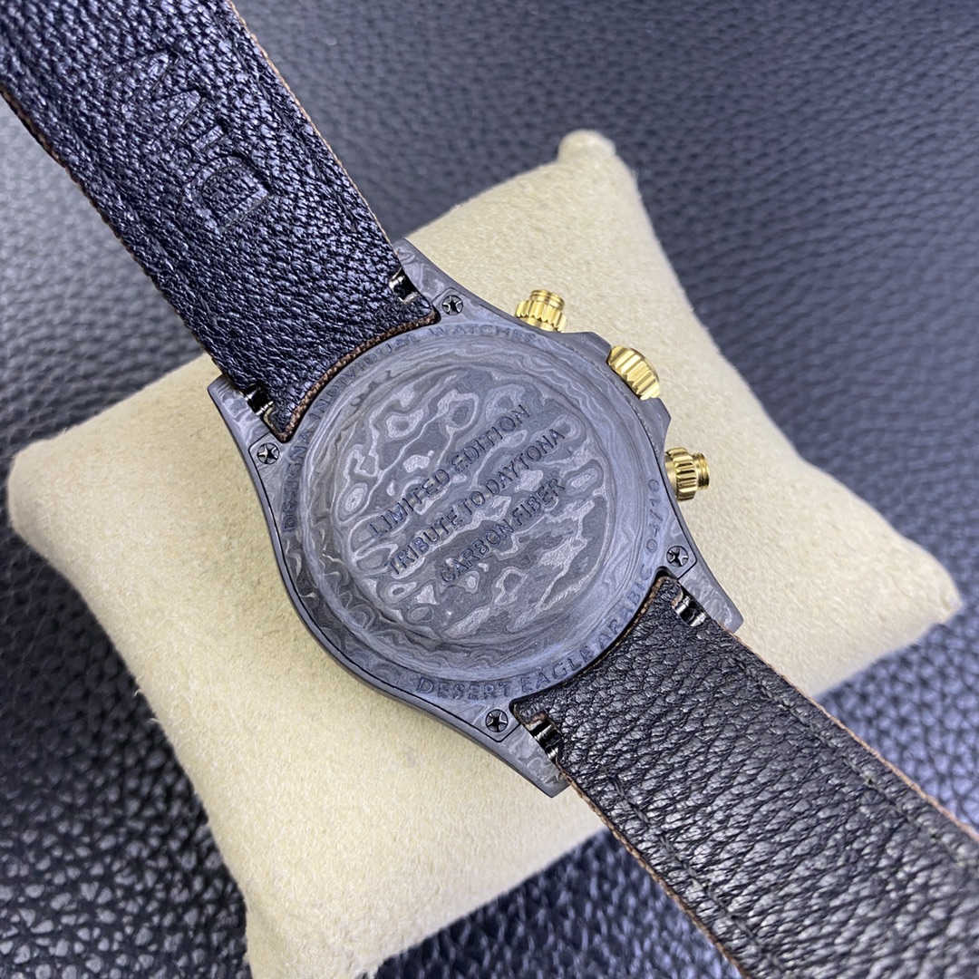 Rolex Daytona DIW Desert Eagle Arabic Carbon Fiber Customised Cream Dial 40 mm