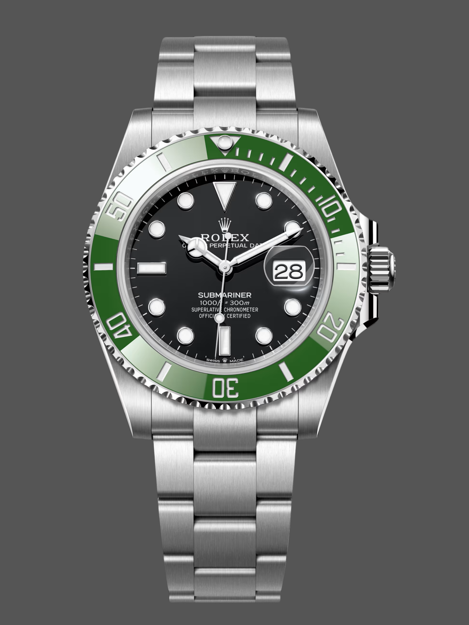 Rolex Submariner 126610LV Green Bezel Black Dial 41mm Mens Watch