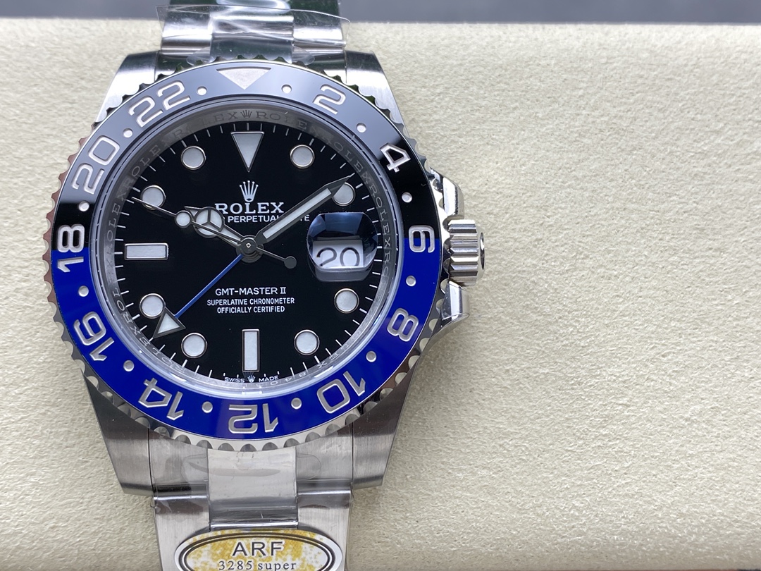 Rolex GMT-Master II Batman 116710BLNR Black Dial 40mm Mens Replica Watch