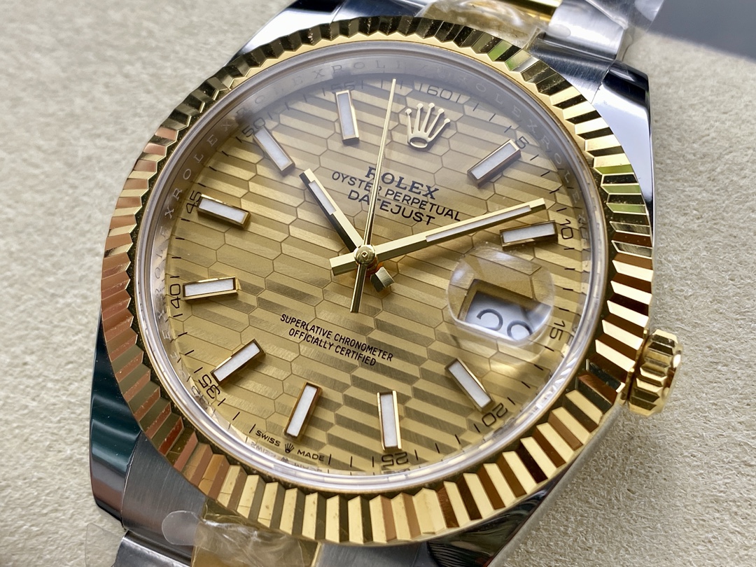 Rolex Datejust 41 Oystersteel & 18K Yellow Gold 126333 0021 Men's Watch