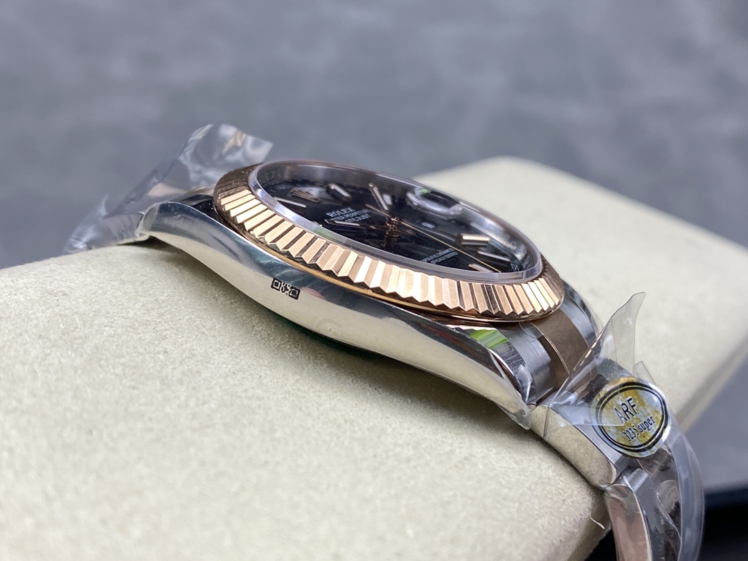 Rolex Datejust 41 Black Dial Fluted Bezel 126333 0013 Men's Watch