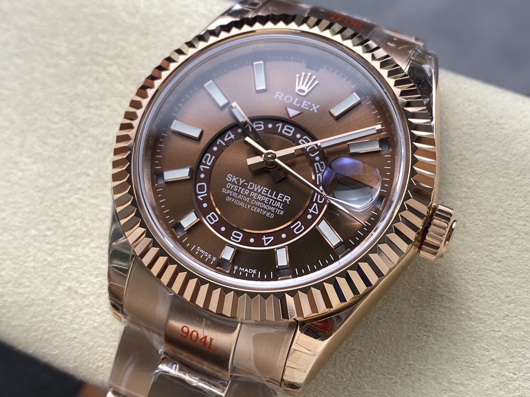 Rolex Sky Dweller 336935 0002 Chocolate Dial Oyster Bracelet 42mm