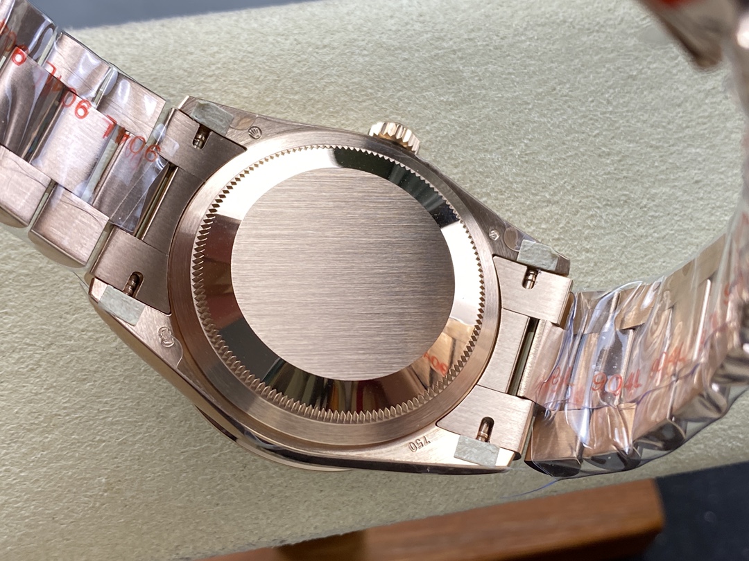 Rolex Day-Date 118235 Rose Gold Chocolate Brown Dial 36mm Unisex Replica Watch