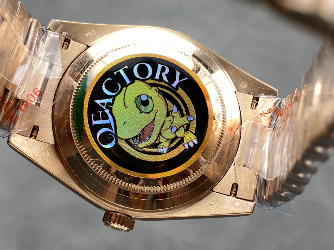 Rolex Day Date 40 Eisenkiesel Baguette Automatic Diamond M228235 0045 Mens Watch