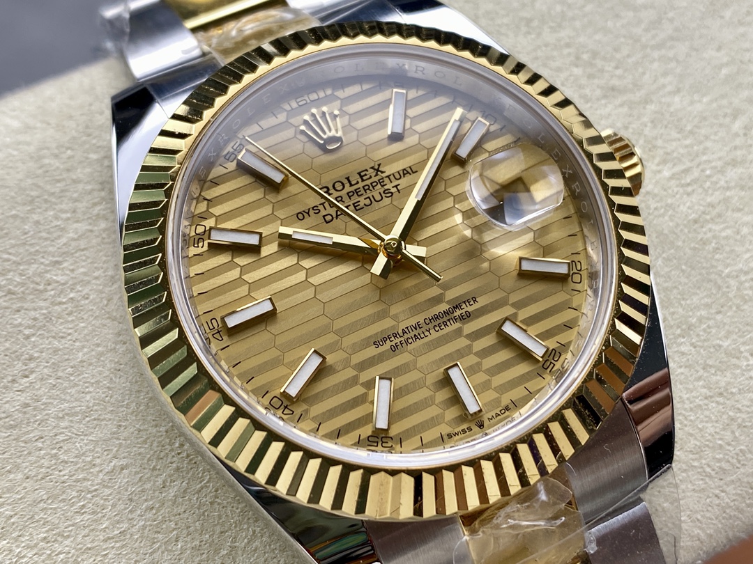 Rolex Datejust 41 Oystersteel & 18K Yellow Gold 126333 0021 Men's Watch