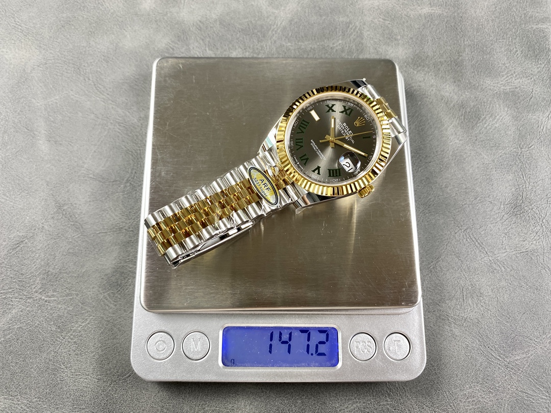 Rolex Datejust m126333 0020 Grey Dial Jubilee 41mm Two Tone Men's Watch