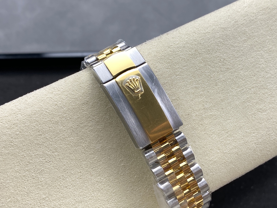 Rolex Datejust 126233 Champagne Motif dial Fluted Bezel 36MM Unisex Replica Watch