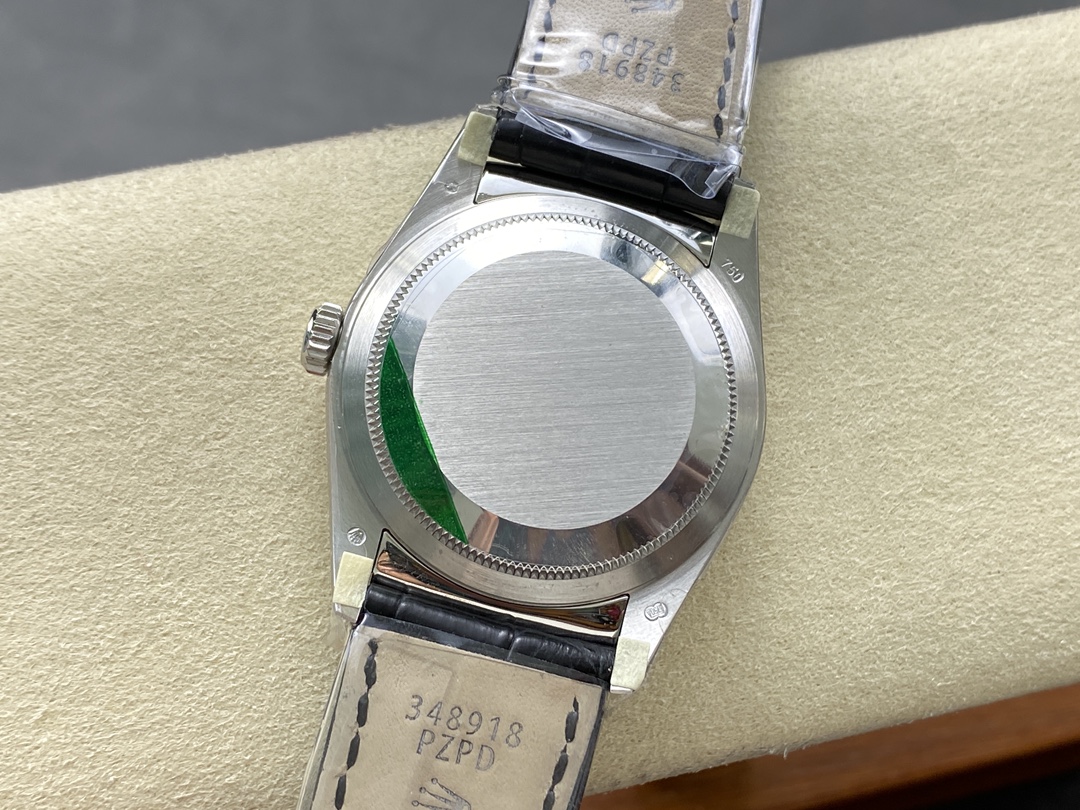 Rolex Day Date 36mm White Gold 128349RBR 0006 Pave Rainbow