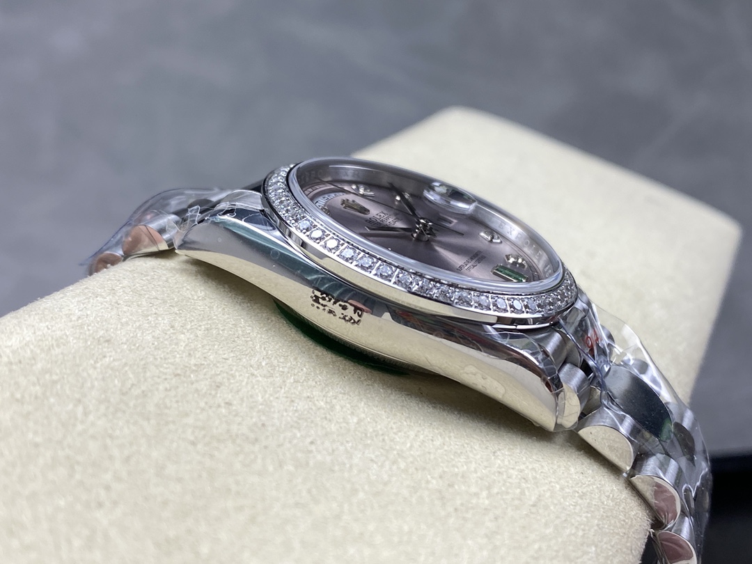 Rolex Day Date 118346 Rhodium Grey Dial 36mm Unisex Replica Watch