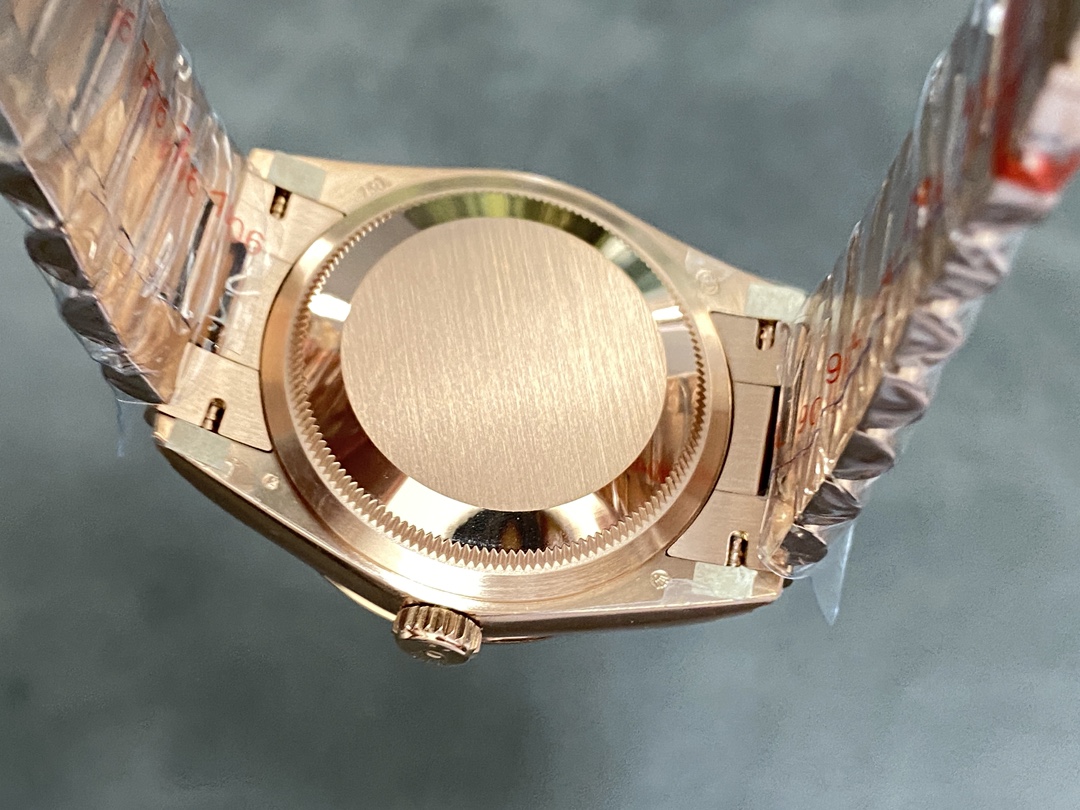 Rolex Day Date 128235 0075 Brown Ombré Roman Dial 36mm