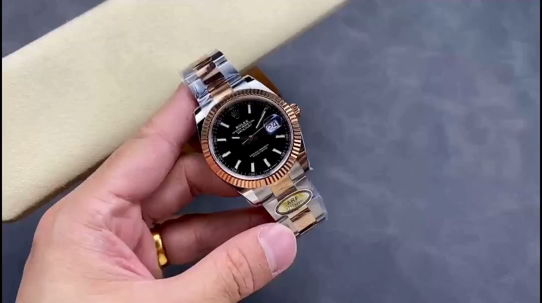 Rolex Datejust 41 Black Dial Fluted Bezel 126333 0013 Men's Watch