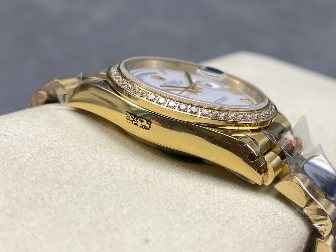 Rolex Day Date 36 Yellow Gold m128348rbr 0064 White Dial
