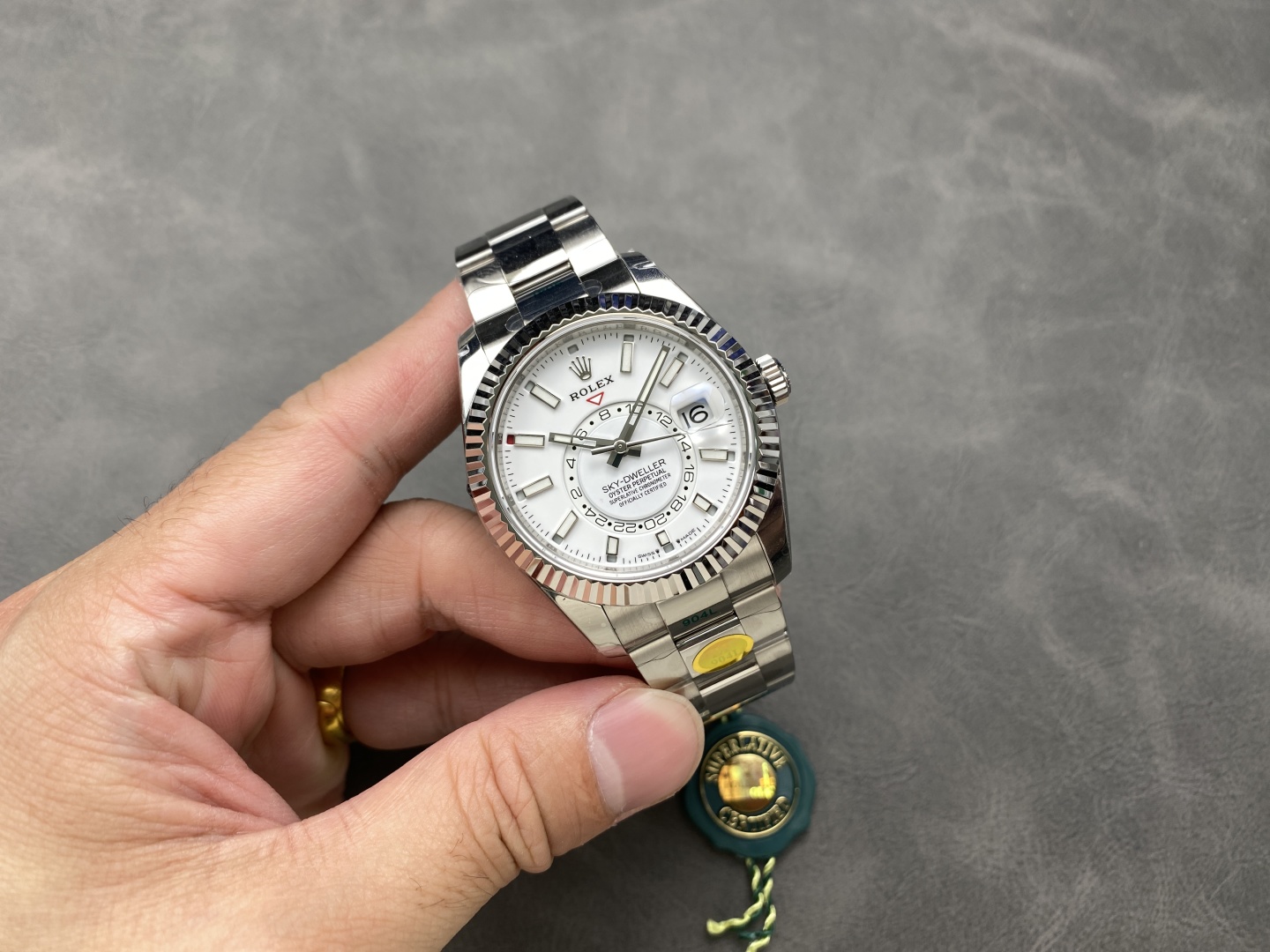 Rolex Sky Dweller 42 Oystersteel White Dial m336934 0003 Men's Watch