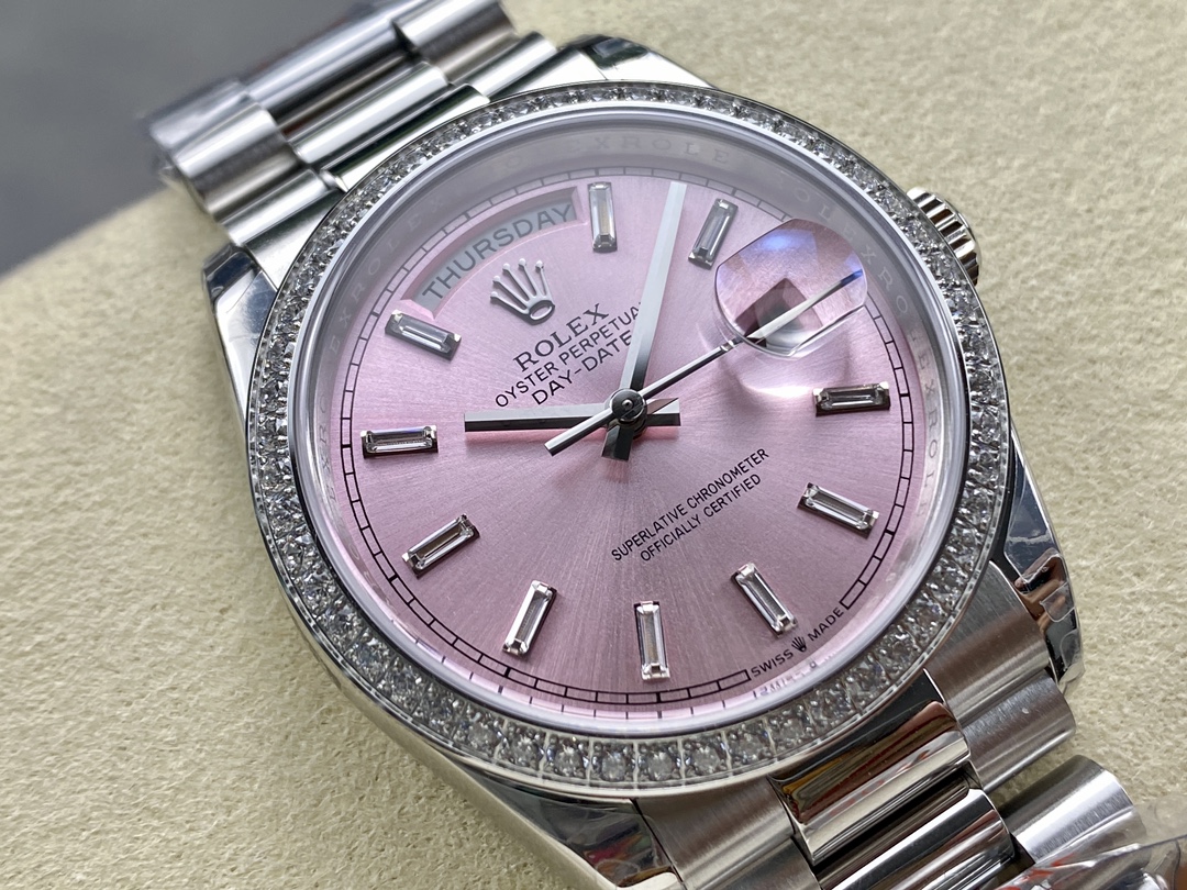 Rolex Day Date President 36mm White Gold President Bracelet 128349rbr 0053