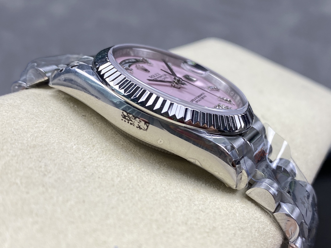 Rolex Day Date 36 Pink Roman m128236 0006