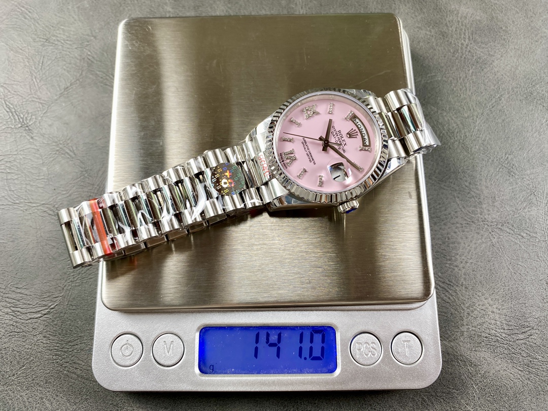 Rolex Day Date 36 Pink Roman m128236 0006