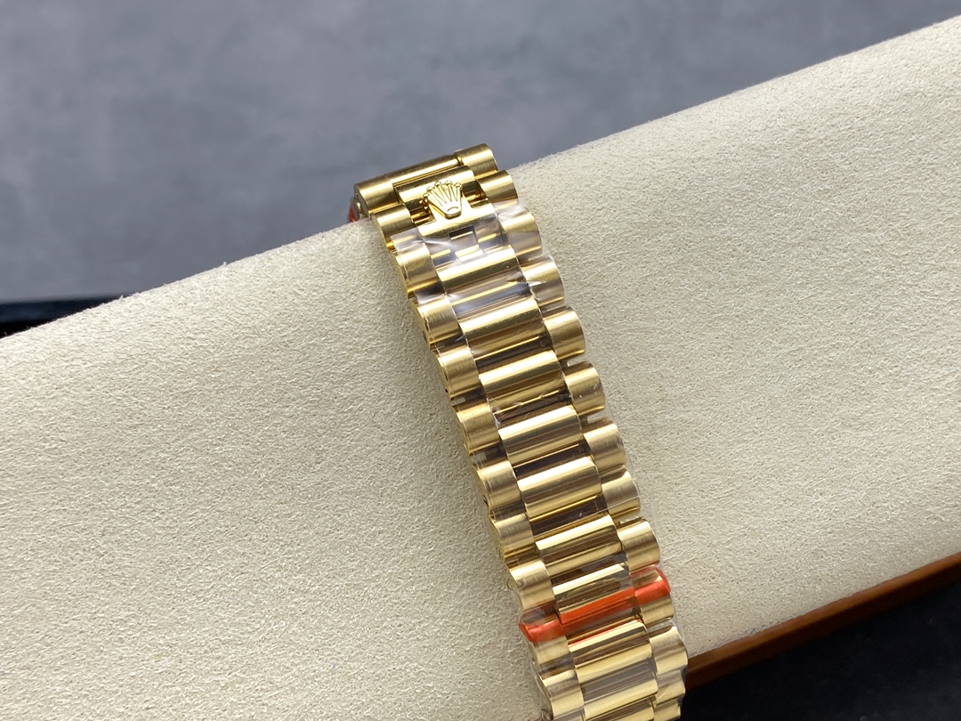 Rolex Day Date 36mm Yellow Gold 128238 0011 MOP Diamond