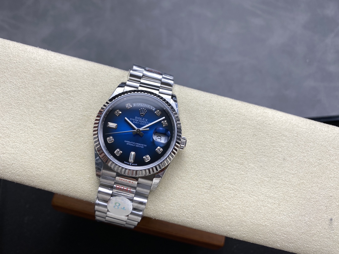 Rolex Day Date 36 Blue Ombre Dial m128236 0005