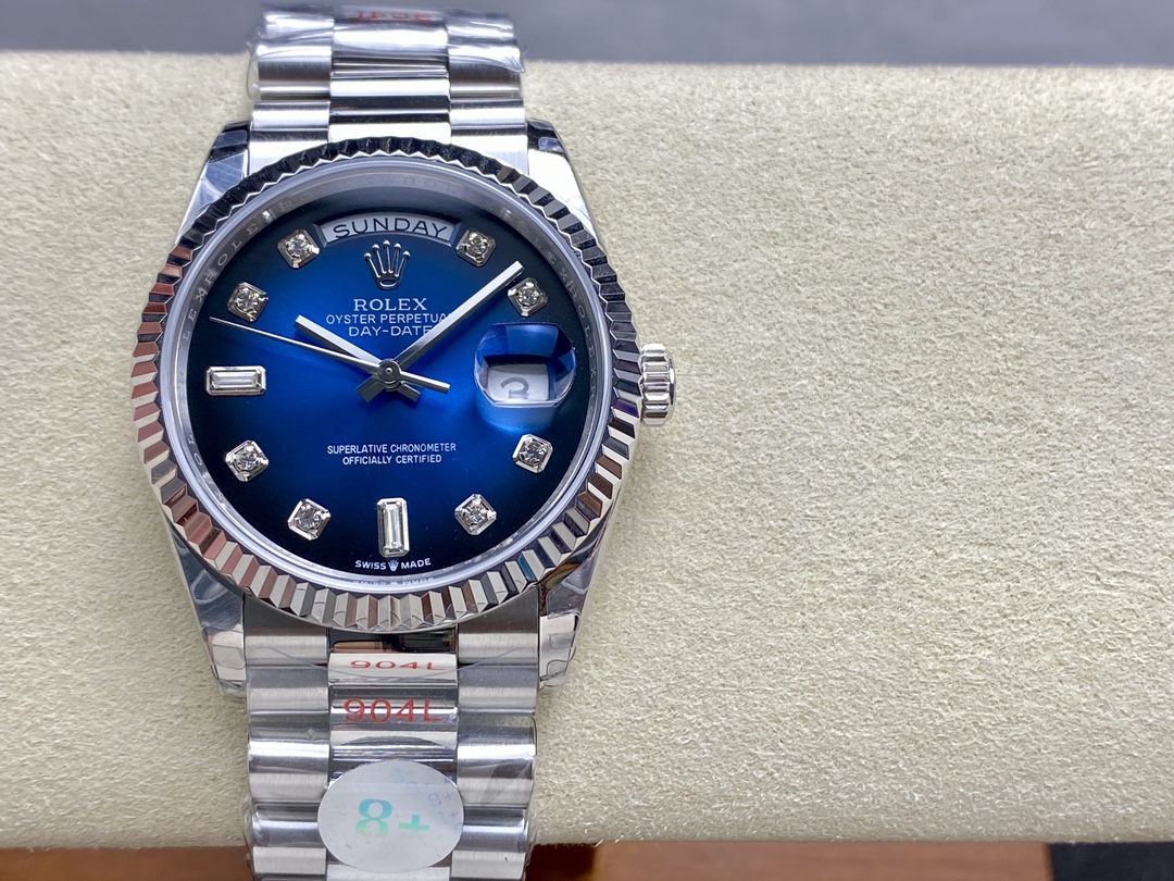 Rolex Day Date 36 Blue Ombre Dial m128236 0005