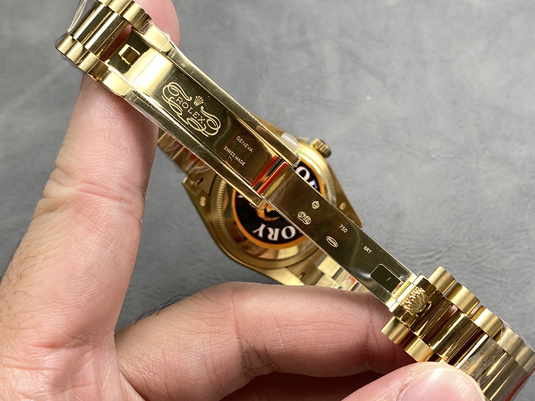 Rolex Day Date 36 Champagne Dial Yellow Gold Bracelet 128238 0132