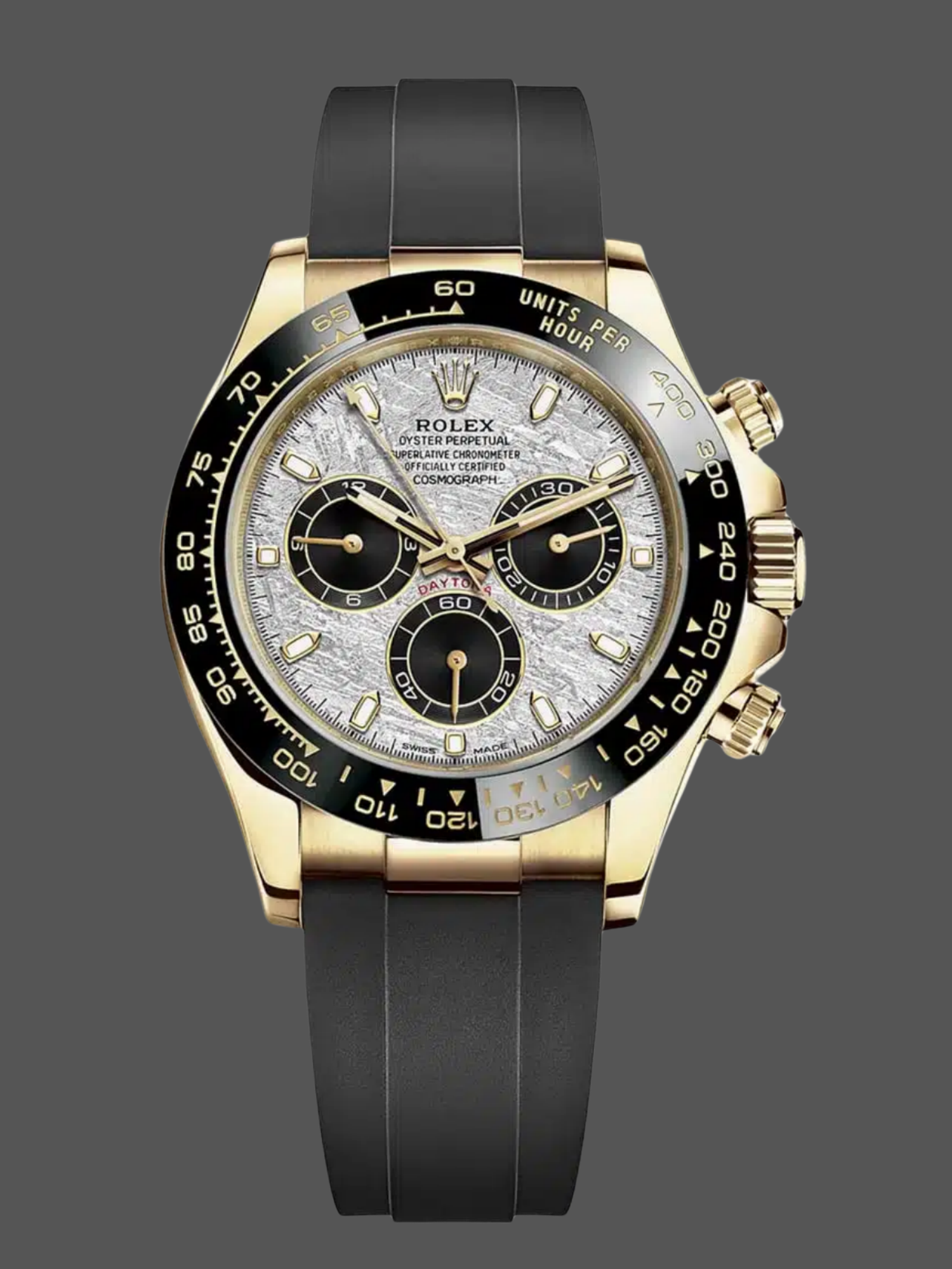 Rolex Cosmograph Daytona 116518LN Meteorite and Black Index Dial 40mm Mens Replica Watch