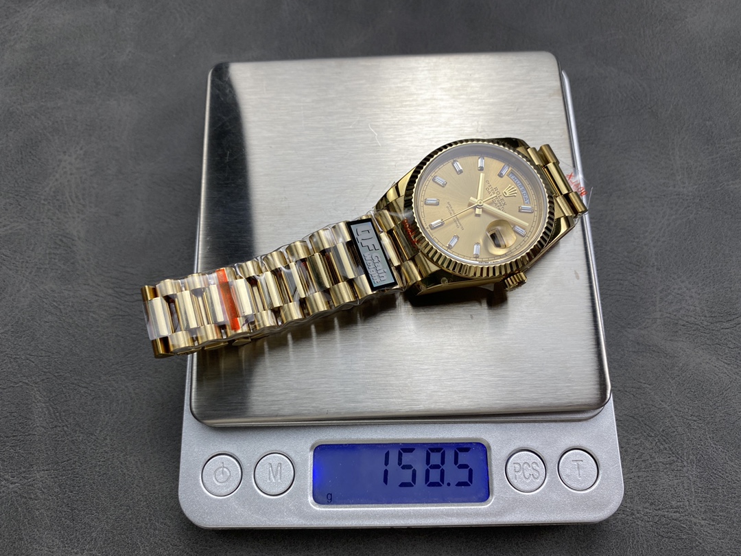 Rolex Day Date 36 Champagne Dial Yellow Gold Bracelet 128238 0132