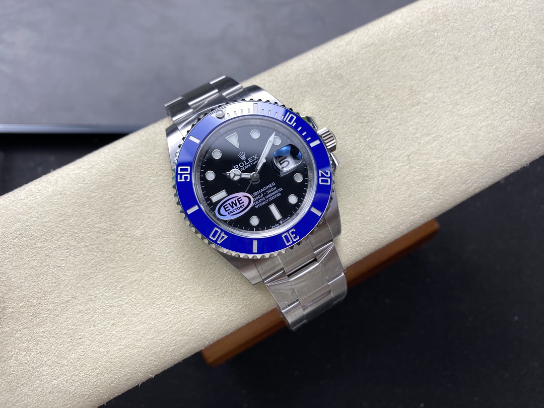 Rolex Submariner 126610 Blue Bezel Black Dial 41mm Mens Replica Watch