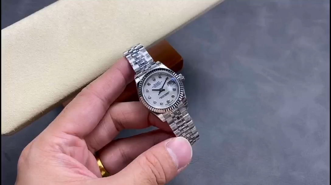 Rolex Datejust 279174 Stainless Steel Mother Of Pearl Diamond Dial 28mm Lady Replica Watch