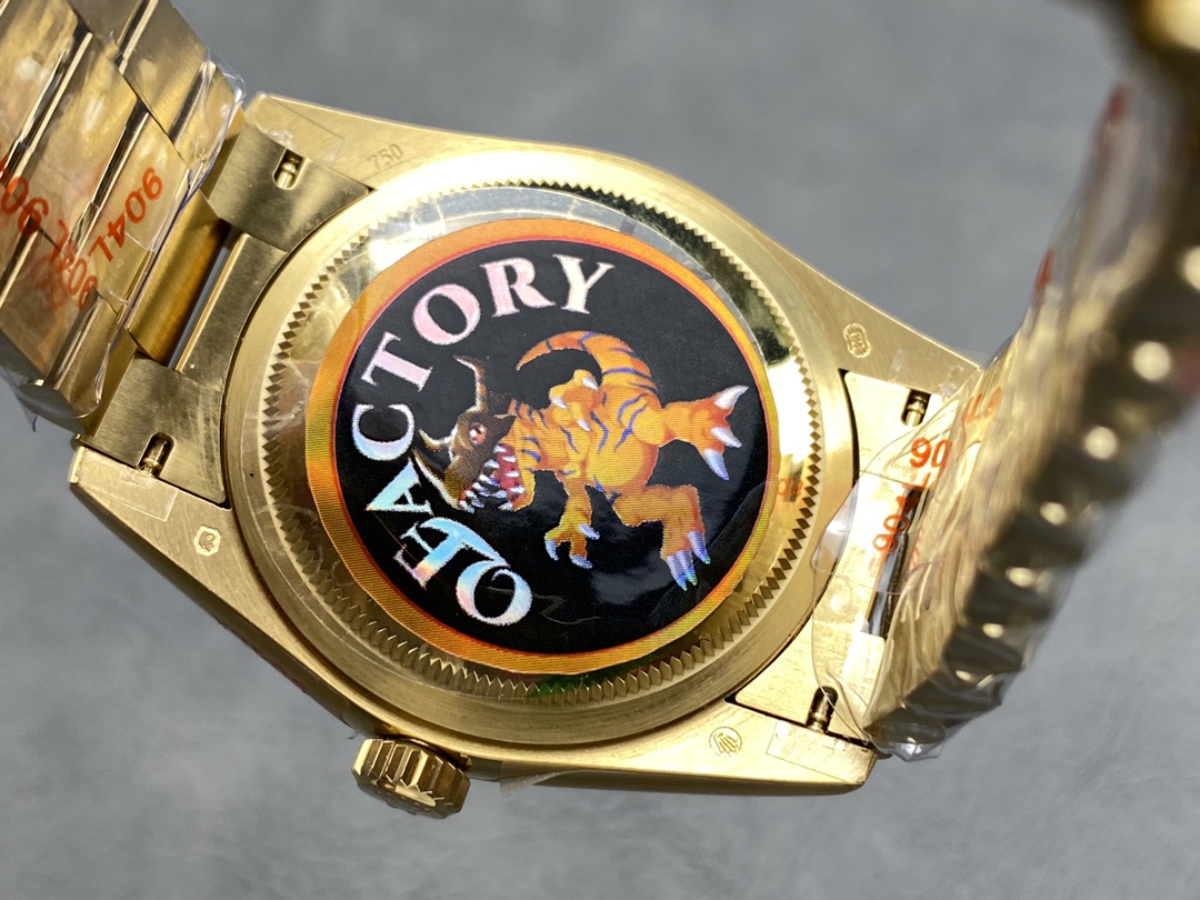 Rolex Day Date 36 Champagne Dial Yellow Gold Bracelet 128238 0132