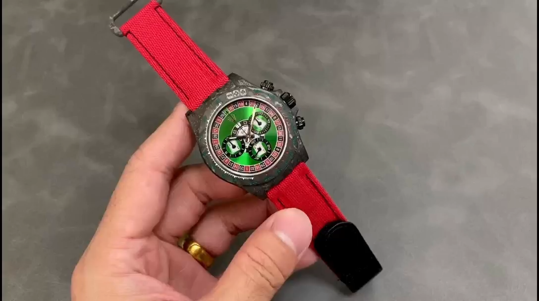 Rolex Daytona Diw Black Carbon Lucky Player (casino) 40mm Oyster