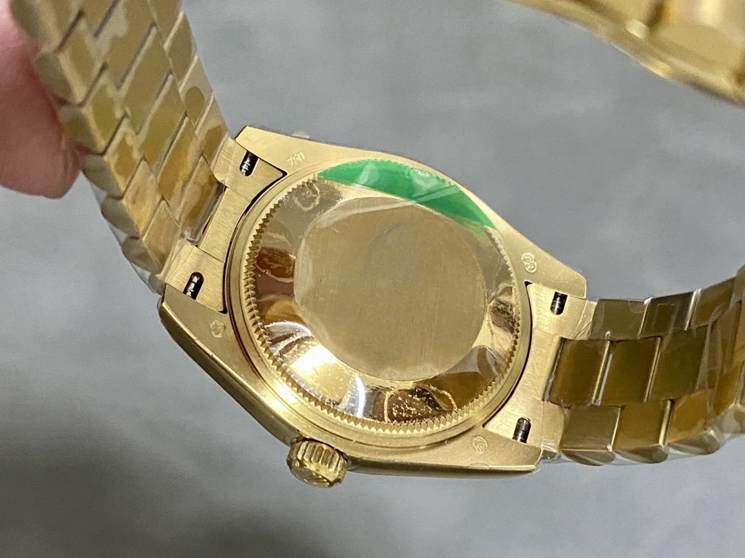 Rolex Datejust 31 Yellow Gold Mother-of-Pearl Diamond Dial Diamond Bezel m278288rbr 0006