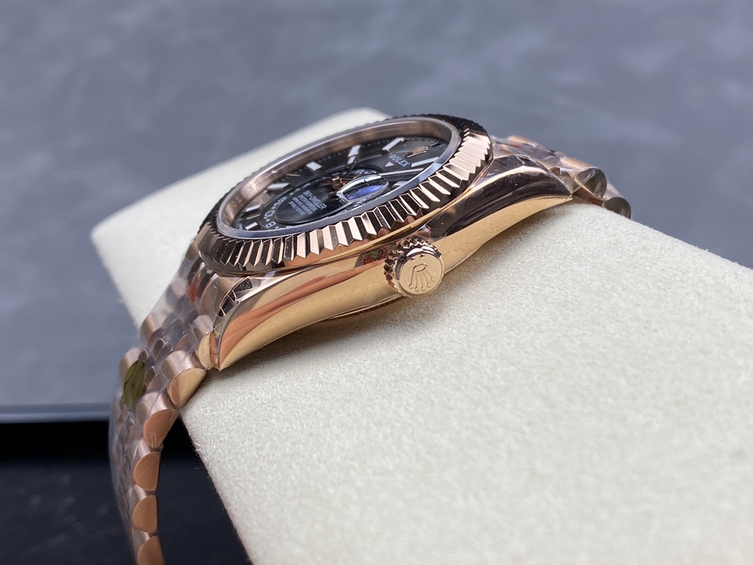 Rolex Sky Dweller 42mm Everose Gold and Slate Grey Dial M336935-0008