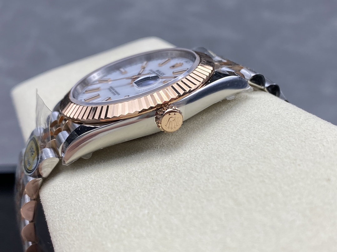 Rolex Datejust Steel & Everose Gold White Dial M126231 0017