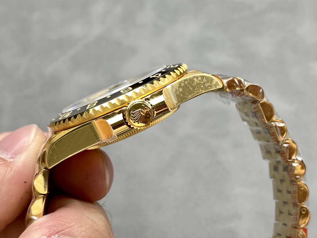 Rolex GMT Master II 40mm m126718grnr 0001 Oyster Bracelet Black Dial Mens Replica Watch