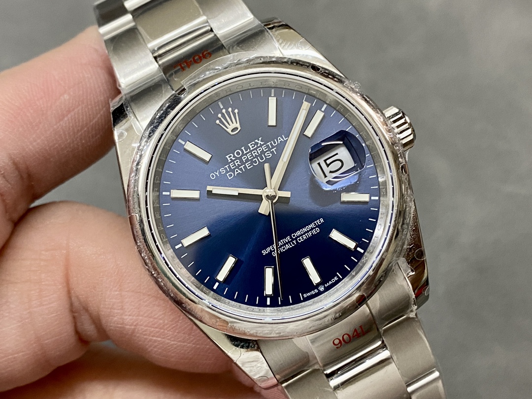 Rolex Datejust 126200 Blue Dial Stainless Steel 36MM Unisex Replica Watch