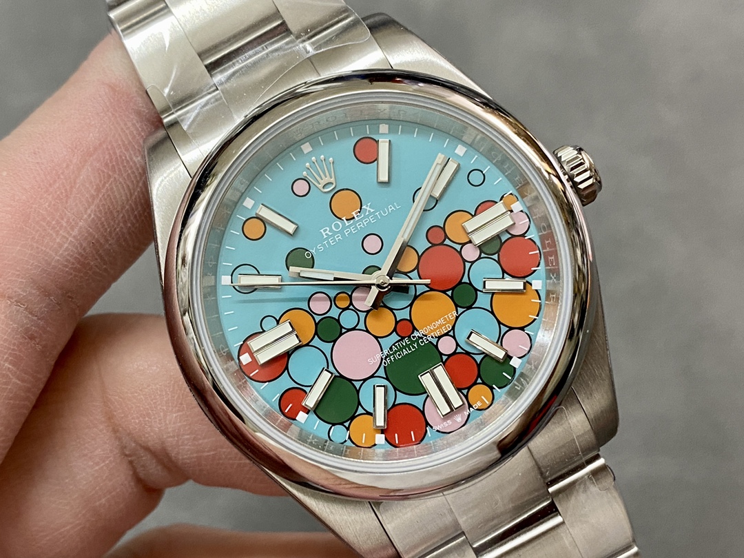 Rolex Oyster Perpetual 41mm Blue Dial Stainless Steel m124300-0008