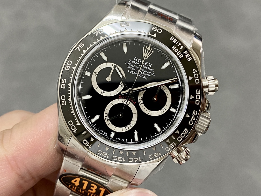 Rolex Daytona 116520 Stainless Steel Case Black Dial 40MM Mens Replica Watch