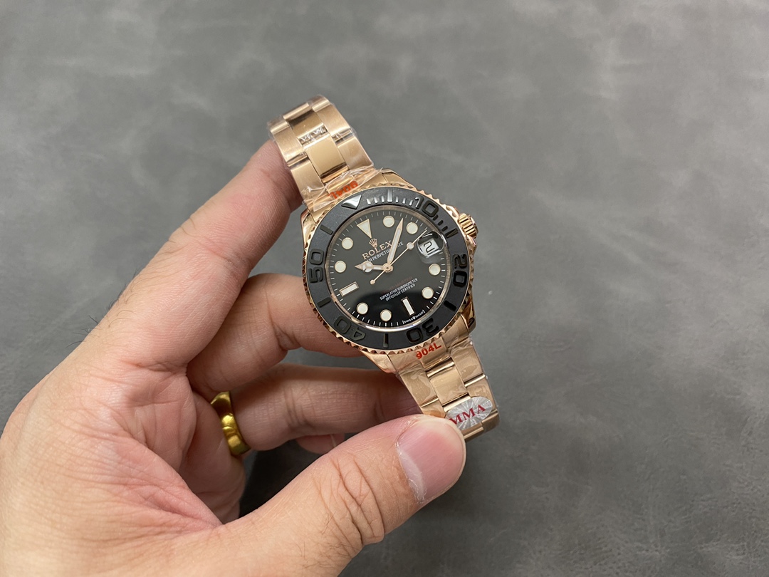 Rolex Yacht Master 37mm Black Dial Oyster Bracelet m268655 Watch