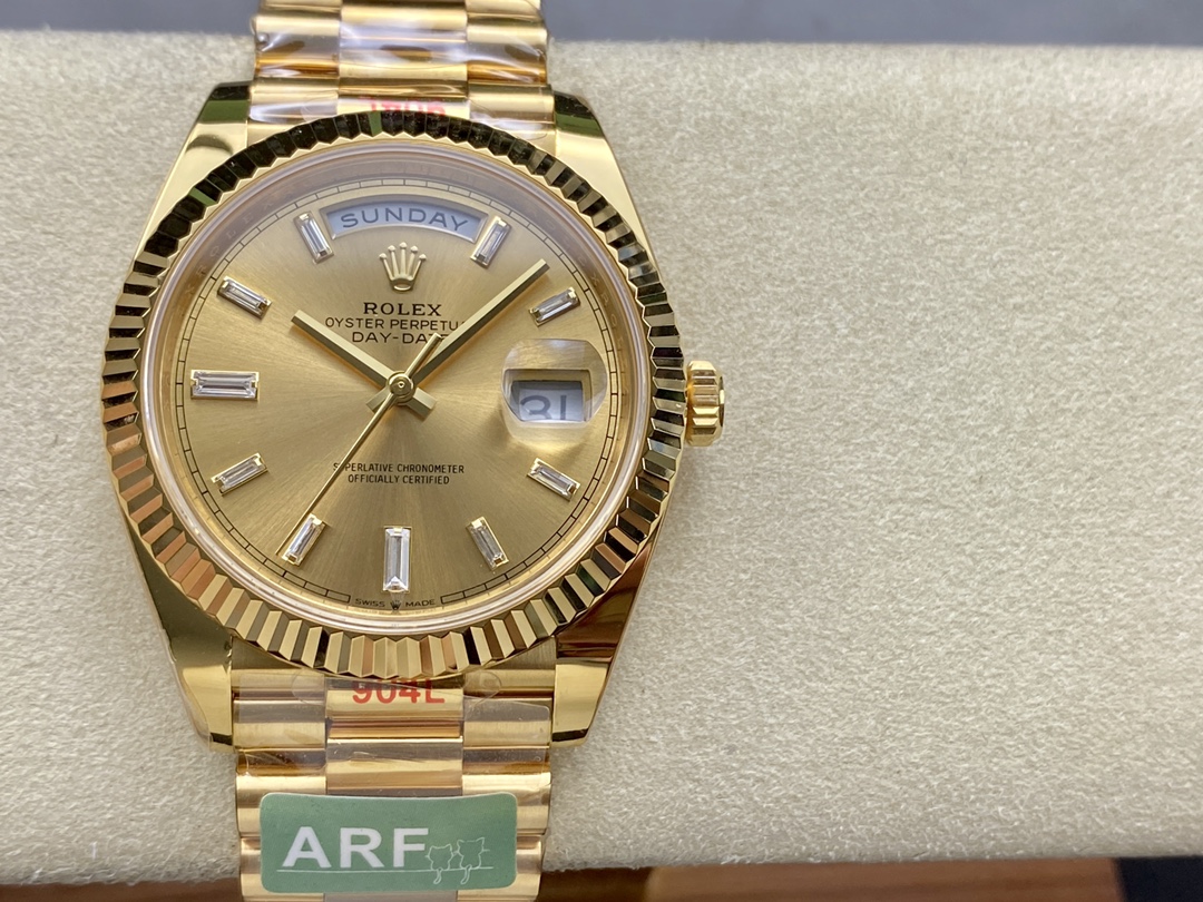 Rolex Day Date 40 Yellow Gold Champagne Dial m228238 0005