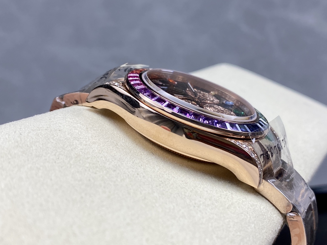 Rolex Cosmograph Daytona 40mm Black Sapphire Rainbow Dial 116595RBOW