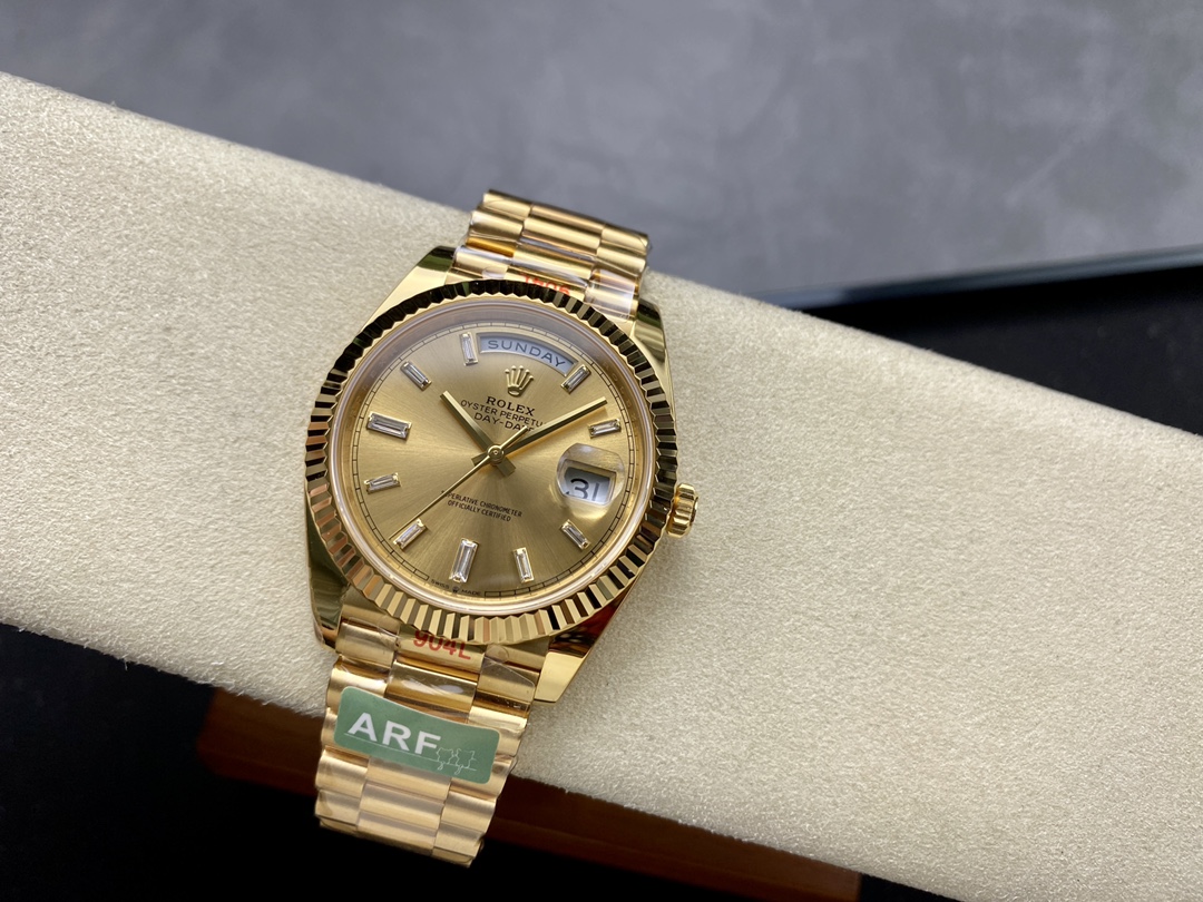 Rolex Day Date 40 Yellow Gold Champagne Dial m228238 0005