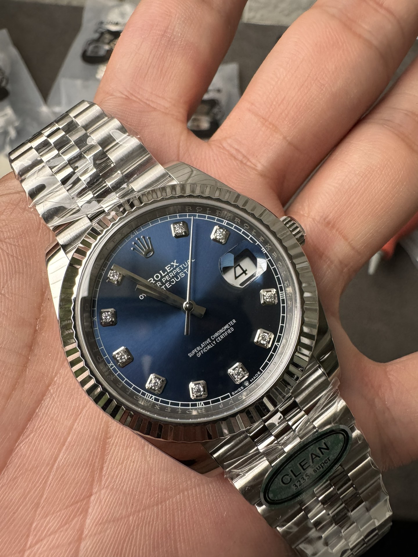 Rolex Datejust 41 White Gold Blue Dial 126334 0016