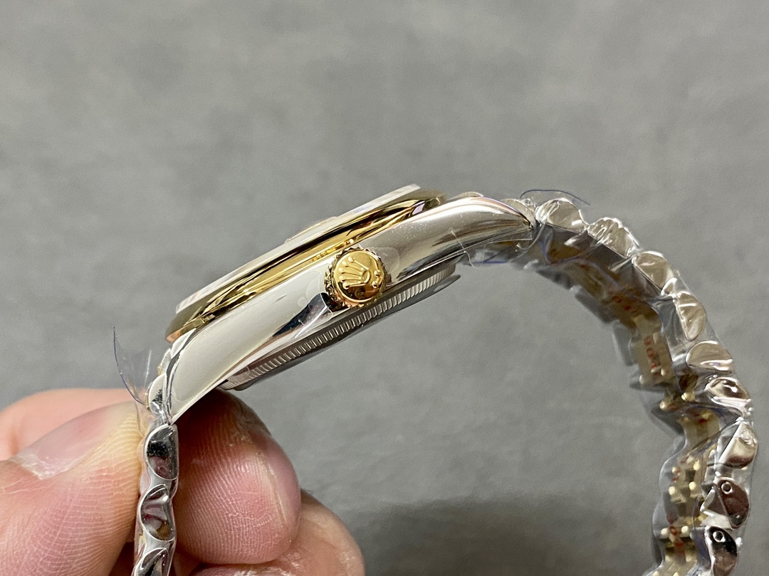 Rolex Datejust 36 Champagne Diamond 116203 0173 Women's Watch