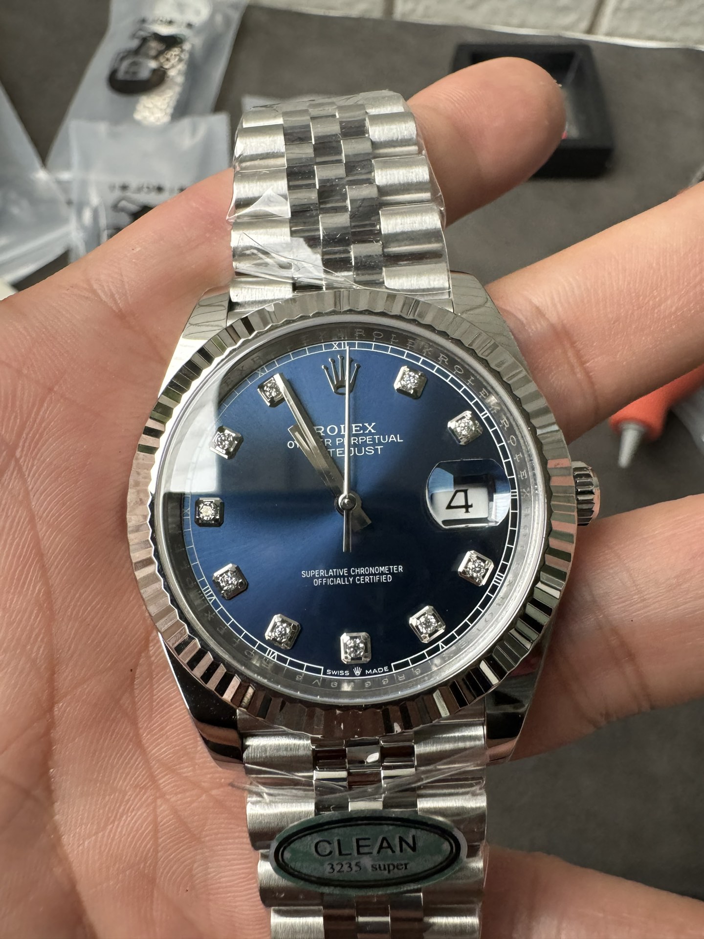 Rolex Datejust 41 White Gold Blue Dial 126334 0016