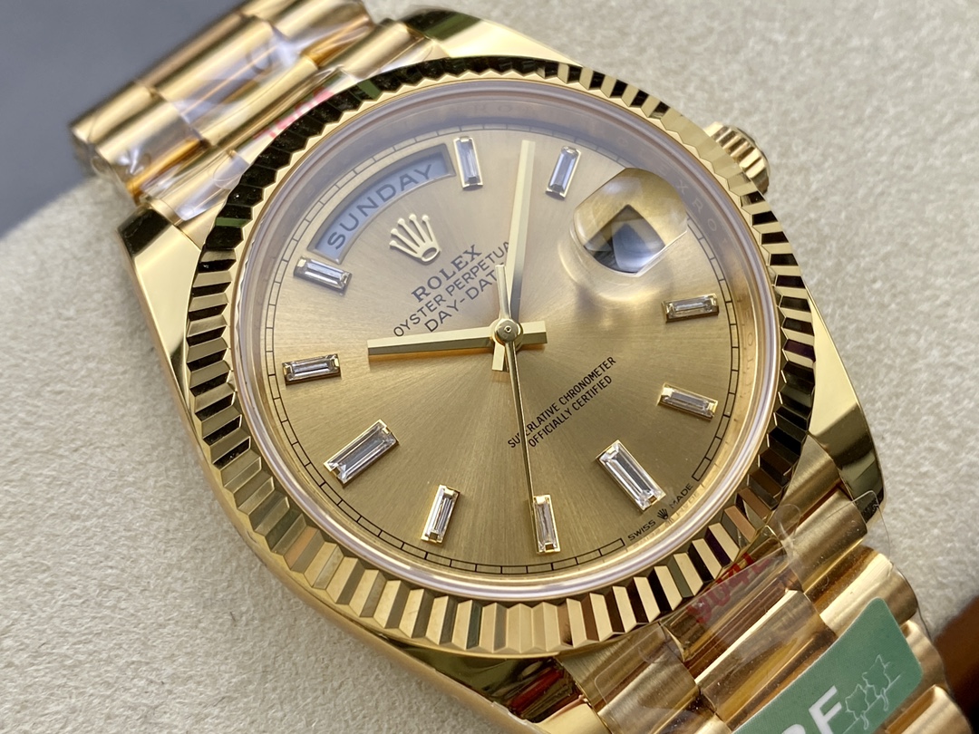 Rolex Day Date 40 Yellow Gold Champagne Dial m228238 0005